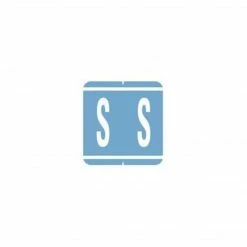 Medical Arts Press® GBS® Compatible 1900 Series Alpha Pack Labels; "S"