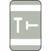 Medical Arts Press® Smead® Alpha-Z® Compatible Alpha Roll Labels, "T"