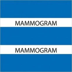 Medical Arts Press® Large Chart Divider Tabs; Mammogram, Dk. Blue