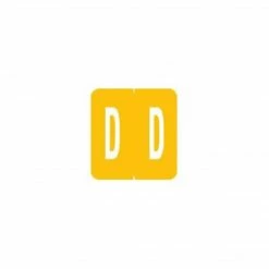 Medical Arts Press® GBS® Compatible 1900 Series Alpha Pack Labels; "D"