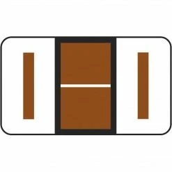Medical Arts Press® POS® Systems Compatible 3300 Series Alpha Sheet Labels; "I"