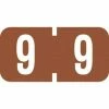 Medical Arts Press® TAB® Products Compatible Numeric Mini Label Sheets; "9"