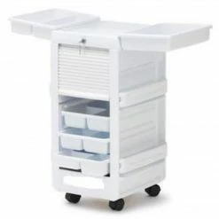 Brandt 16" Medical Cart, Polystyrene, Gloss White (30820)