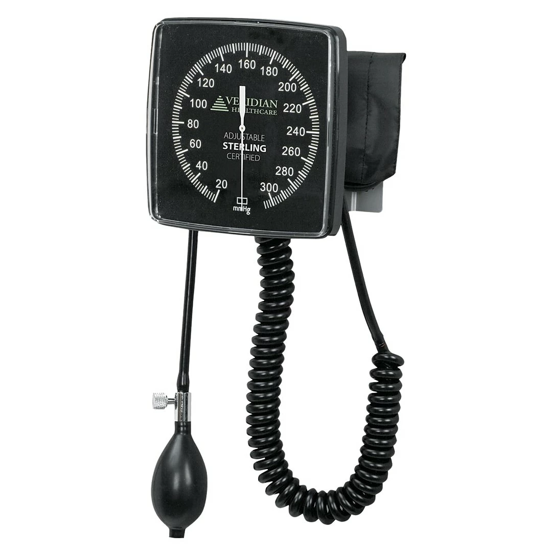 Fabrication Enterprises Sphygmomanometer; Wall Mount, Aneroid Type With Adult Cuff