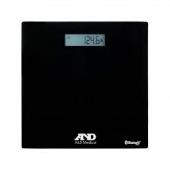 A&D Engineering Premium Wireless UC-352BLE Weight Tracking Scale, Black, 450 Lb. Capacity