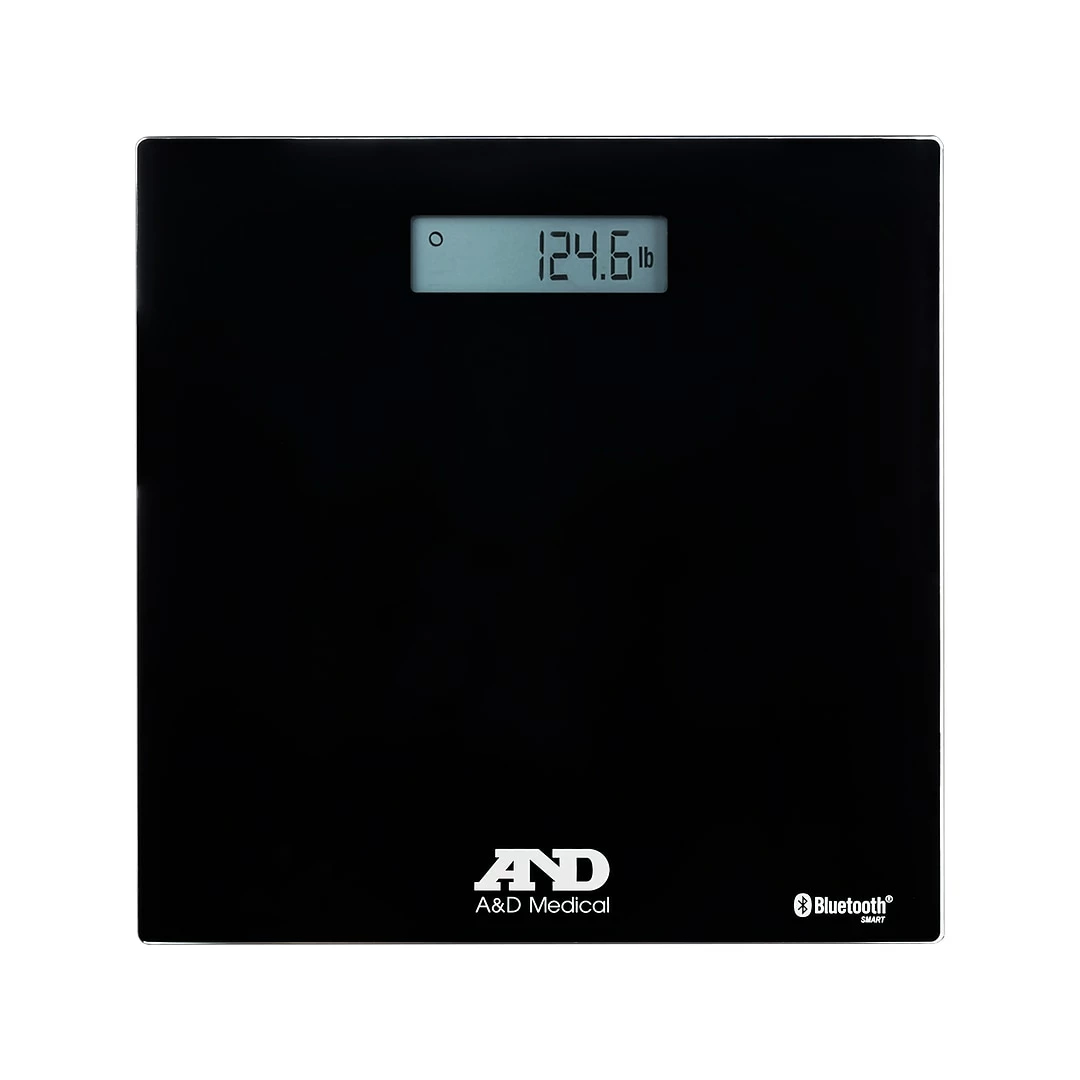 A&D Engineering Premium Wireless UC-352BLE Weight Tracking Scale, Black, 450 Lb. Capacity