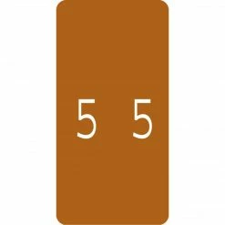 Medical Arts Press® Smead® Compatible Numbered Color-Coding Labels, "5"