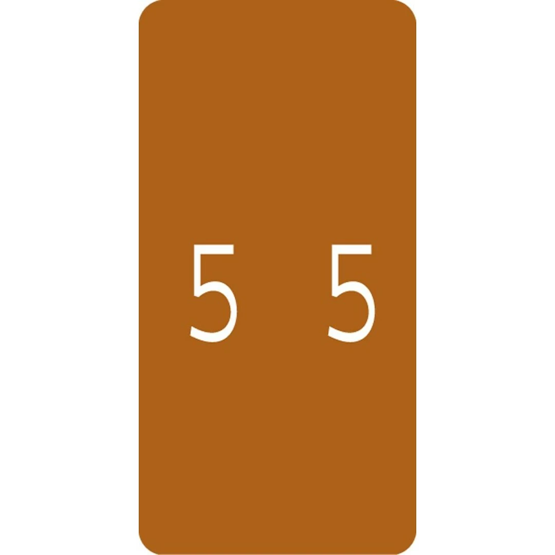 Medical Arts Press® Smead® Compatible Numbered Color-Coding Labels, "5"