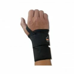 Ergodyne ProFlex 4010 Elastic Wrist Support With Double Strap, Medium (70024)