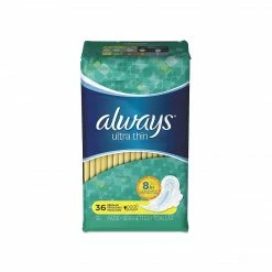 Always Ultra Thin Regular Pads With Wings, Unscented, 36/Pack, 6 Packs/Carton (PGC30656)