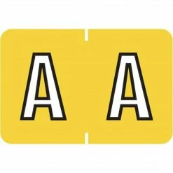 Medical Arts Press® Colwell Jewel Tone® Compatible Alpha Binder Sheet Labels; "A"