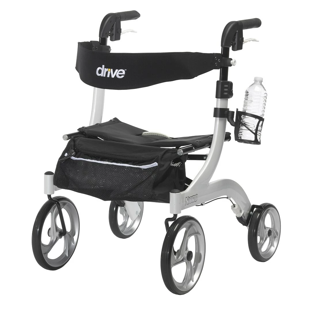 Drive Medical Nitro Rollator Rolling Walker Cane Holder (892) - Image 3