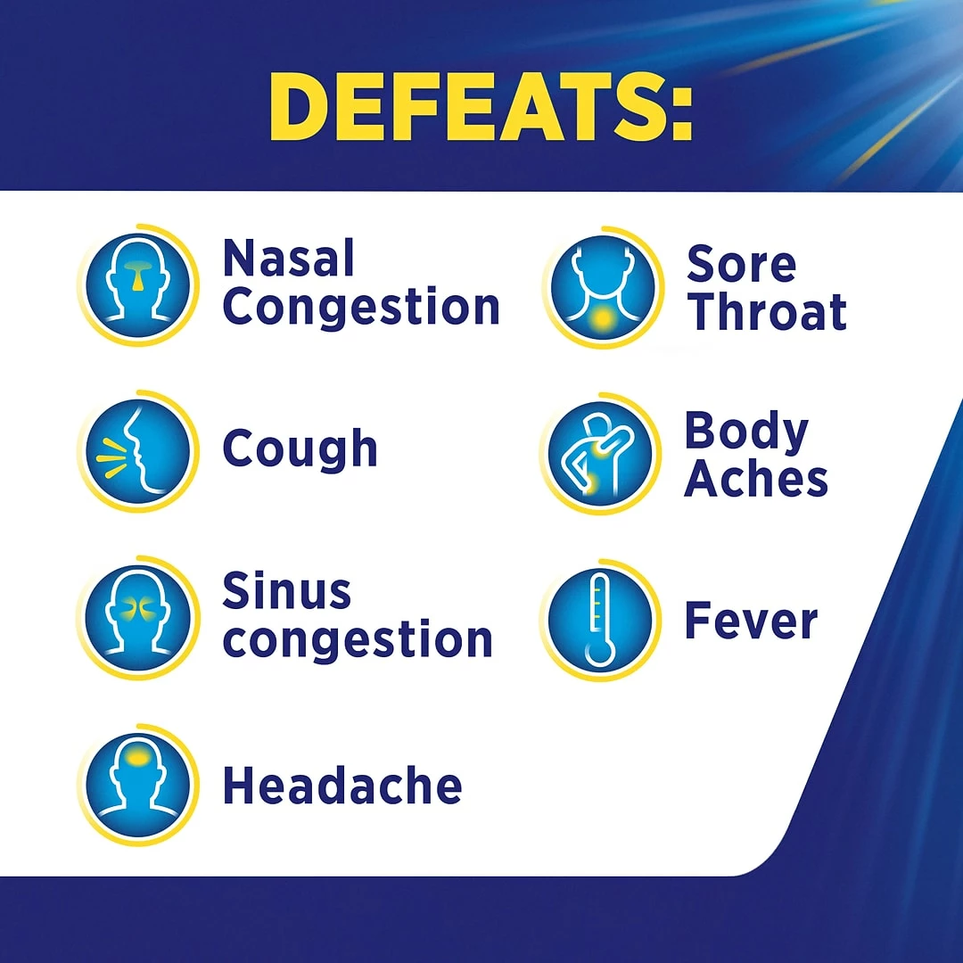 Theraflu Multi-Symptom Severe Cold Hot Liquid Powder Tea Infusions Green Tea And Honey Lemon Flavors 6 Count Box (24473012) - Image 2