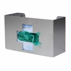 Omnimed Single Medical Cross Glove Box Dispenser, Stainless Steel (305335)