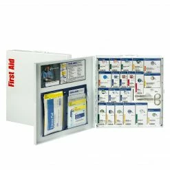 First Aid Only SmartCompliance Office Cabinet, ANSI Class A/ANSI 2021, 50 People, 241 Pieces, White, Kit (746000-021)