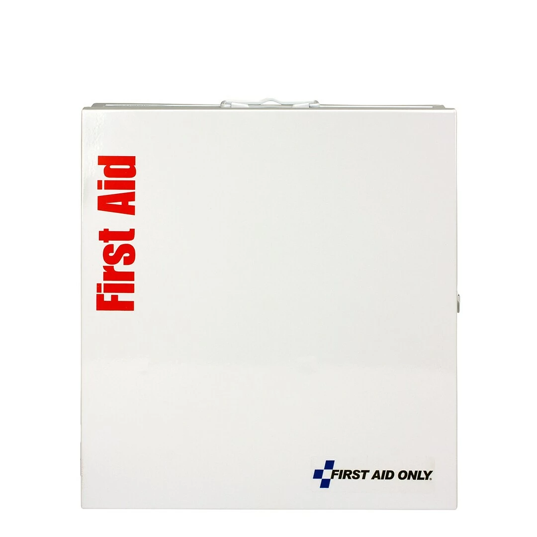 First Aid Only SmartCompliance Office Cabinet, ANSI Class A/ANSI 2021, 50 People, 241 Pieces, White, Kit (746000-021) - Image 3
