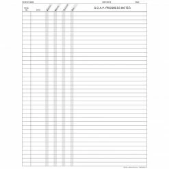 Medical Arts Press® S.O.A.P. Progress Reports, No Punch
