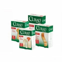 Medline Curad® Sheer-Gard® Adhesive Bandages; Natural, 3" L X 1" W, 1200/Pack