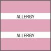 Medical Arts Press® Large Chart Divider Tabs; Allergy, Lt. Pink