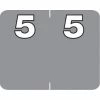 Medical Arts Press Numeric Labels On Roll, Gray (39885)