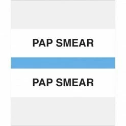 Medical Arts Press® Standard Preprinted Chart Divider Tabs; Pap Smear, Light Blue