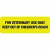 Medical Arts Press® Veterinary Medication Labels, For Veterinary Use Only, Fl Chartreuse, 1/2x1-1/2", 500 Labels