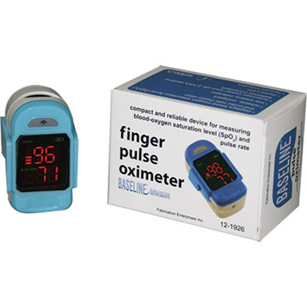 BASELINE™ Baseline® Fingertip Pulse Oximeter, Blue (12-1926) - Image 2