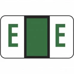 Medical Arts Press® Jeter® Compatible 5100 Series Alpha Sheet Labels; "E"