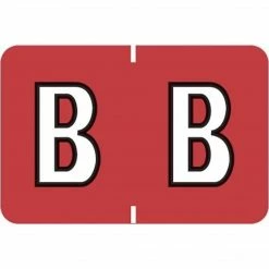 Medical Arts Press® Colwell Jewel Tone® Compatible Alpha Binder Sheet Labels; "B"