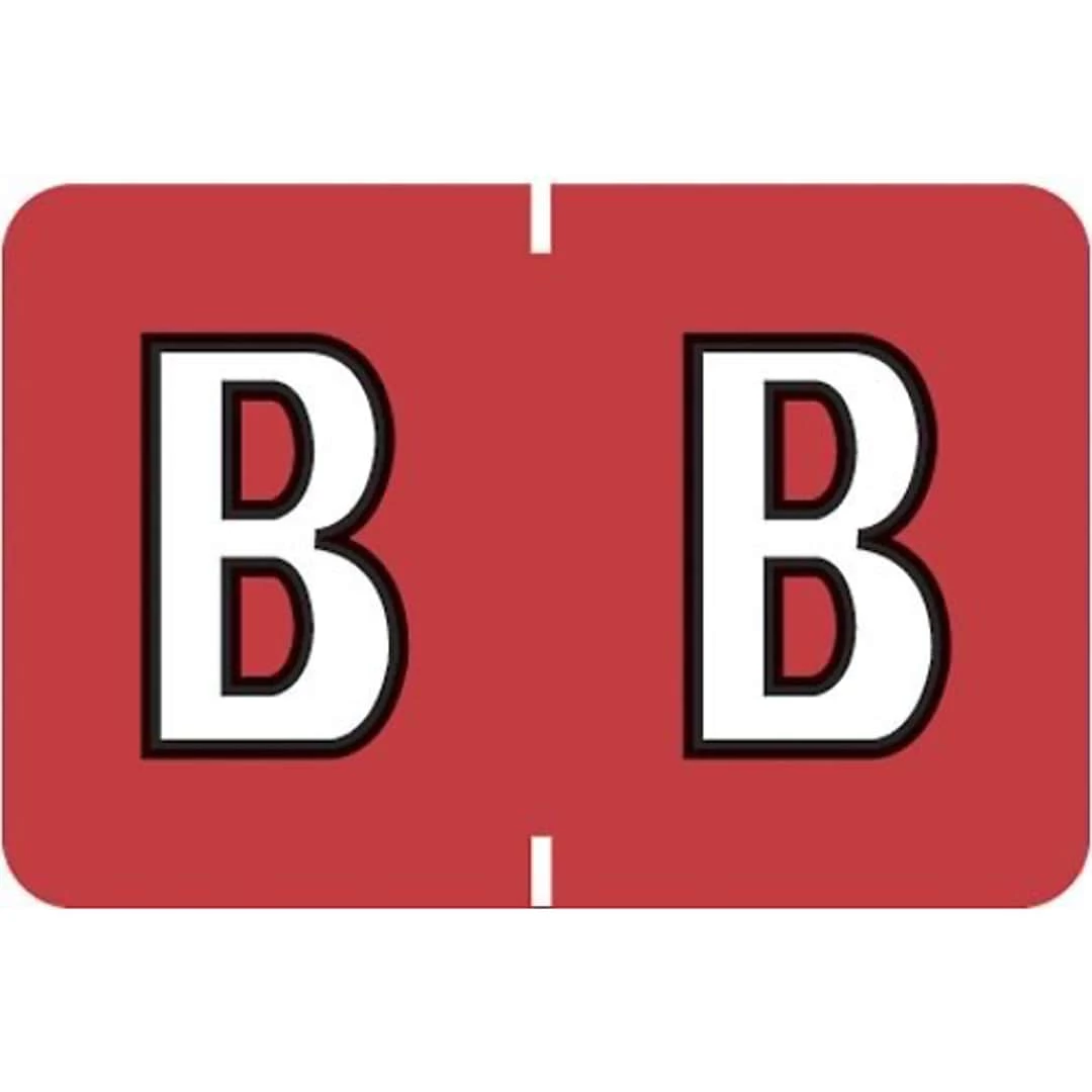 Medical Arts Press® Colwell Jewel Tone® Compatible Alpha Binder Sheet Labels; "B"