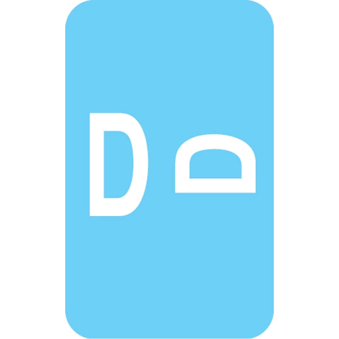 Medical Arts Press® Smead® Alpha-Z® Compatible Alpha Roll Labels, "D"