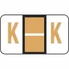 Medical Arts Press® Jeter® Compatible 5100 Series Alpha Sheet Labels; "K"