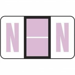 Medical Arts Press® POS® Systems Compatible 3300 Series Alpha Sheet Labels; "N"