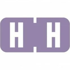 Medical Arts Press® TAB® Products Compatible Alpha Mini Label Sheets; "H"