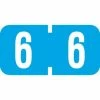 Medical Arts Press® TAB® Products Compatible Numeric Mini Label Sheets; "6"