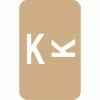 Medical Arts Press® Smead® Alpha-Z® Compatible Alpha Roll Labels, "K"