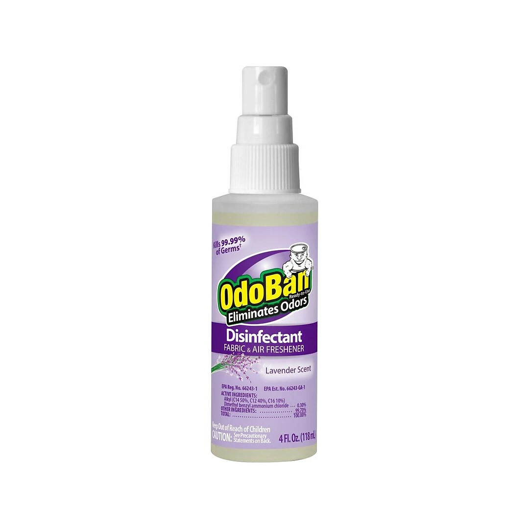 ODOBAN Disinfectant Spray, Lavender, 4 Fl. Oz., 16/Pack (91LAV4OZ16-STP) - Image 2