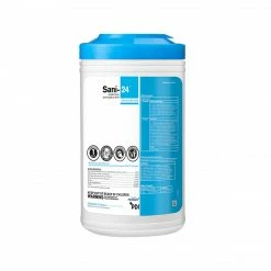 Sani-Cloth PDI Sani-24 Germicidal Disposable Disinfecting Wipes, 65/Canister, 6 Canisters/Carton (P23284CT)