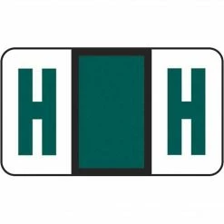 Medical Arts Press® POS® Systems Compatible 3300 Series Alpha Sheet Labels; "H"