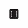Medical Arts Press® GBS® Compatible 1900 Series Numeric Roll Labels; "9"
