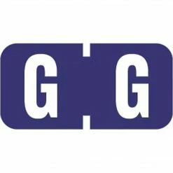 Medical Arts Press® TAB® Products Compatible Alpha Mini Label Sheets; "G"