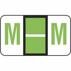 Medical Arts Press® Jeter® Compatible 5100 Series Alpha Roll Labels, "M"