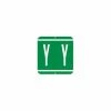Medical Arts Press® GBS® Compatible 1900 Series Alpha Roll Labels; "Y"
