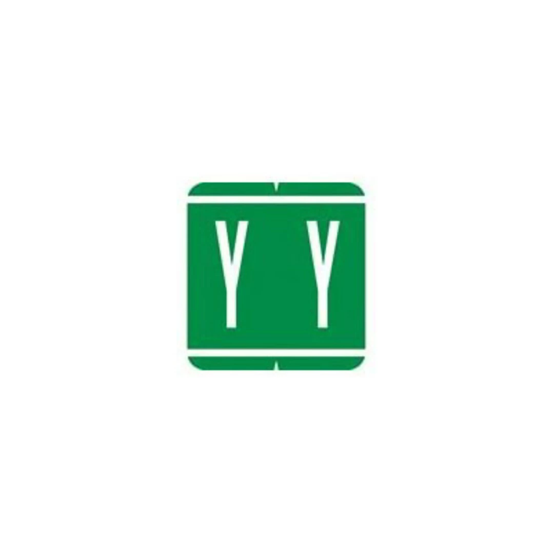 Medical Arts Press® GBS® Compatible 1900 Series Alpha Roll Labels; "Y"