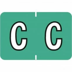 Medical Arts Press® Colwell Jewel Tone® Compatible Alpha Binder Sheet Labels; "C"