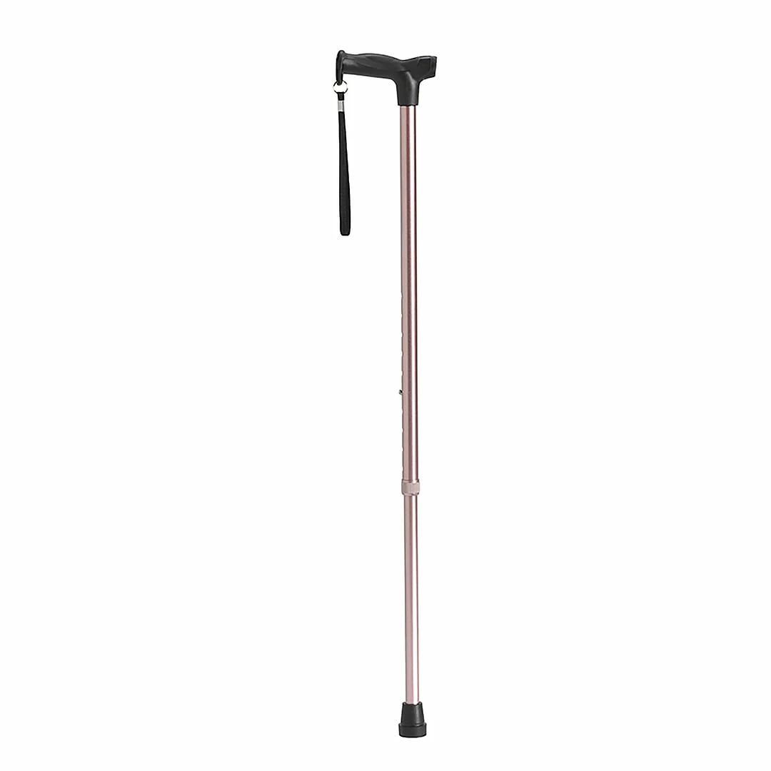 Drive Medical Comfort Grip T Handle Cane, Rose Gold (RTL10336RG)