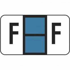 Medical Arts Press® Jeter® Compatible 5100 Series Alpha Roll Labels, "F"
