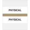 Medical Arts Press® Standard Preprinted Chart Divider Tabs; Physical, Tan