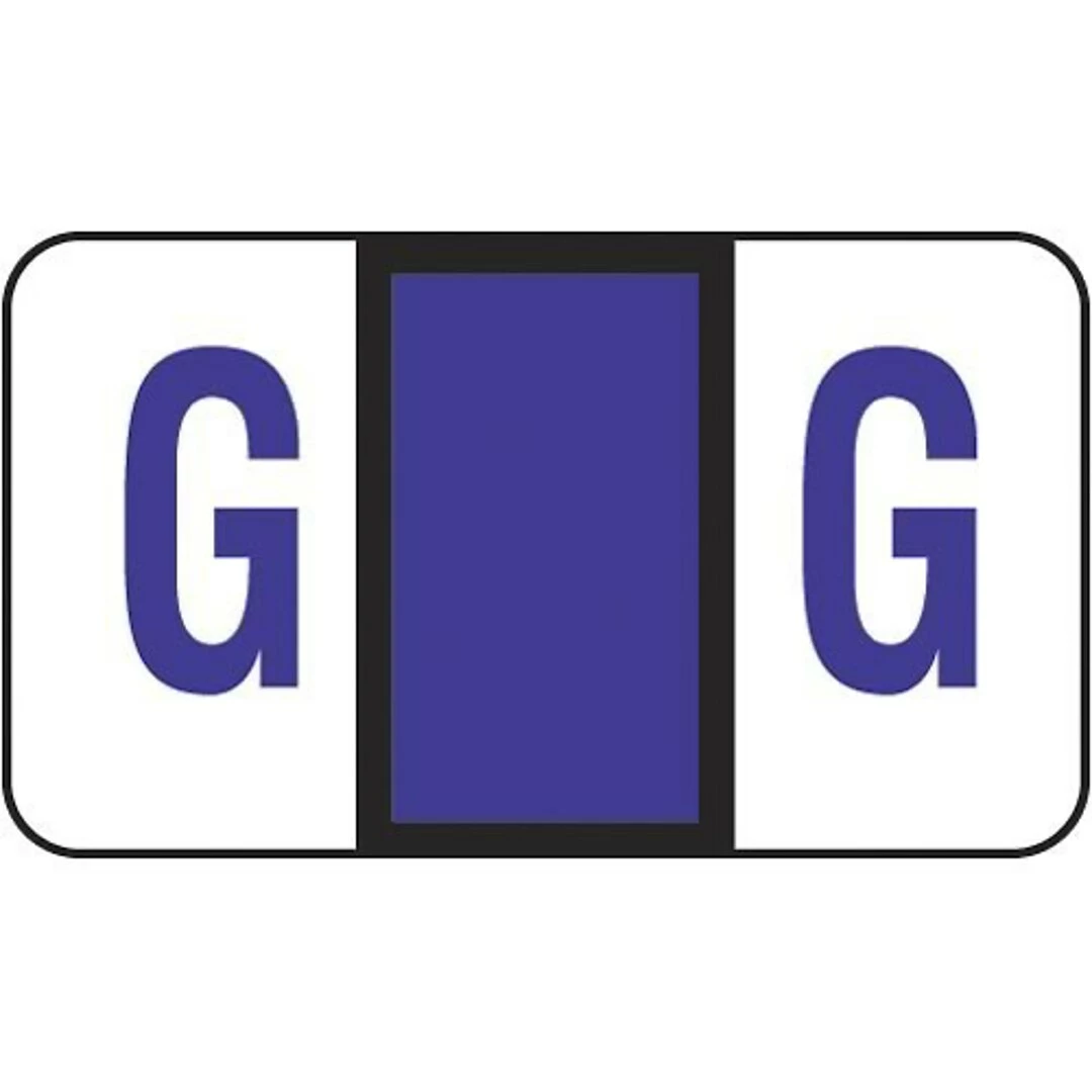 Medical Arts Press® Jeter® Compatible 5100 Series Alpha Roll Labels, "G"