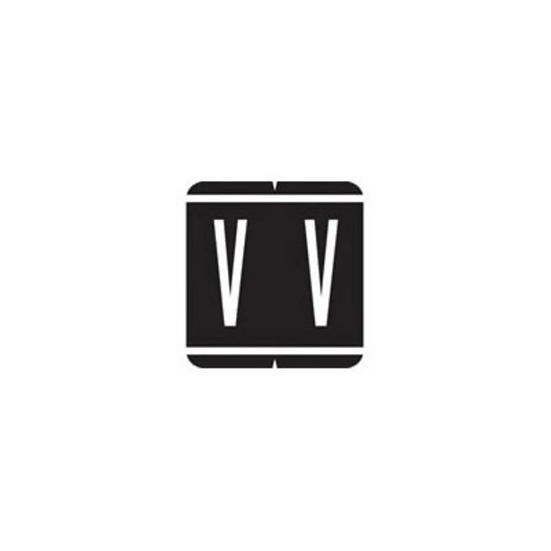 Medical Arts Press® GBS® Compatible 1900 Series Alpha Pack Labels; "V"